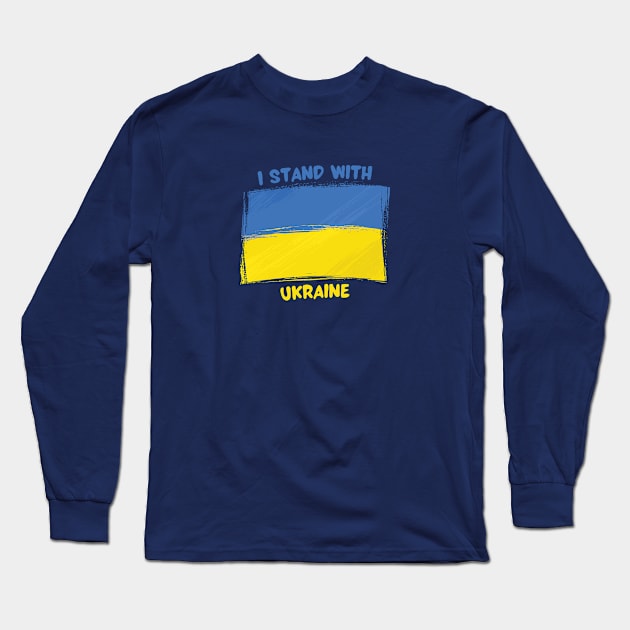 I stand with ukraine Long Sleeve T-Shirt by aspanguji